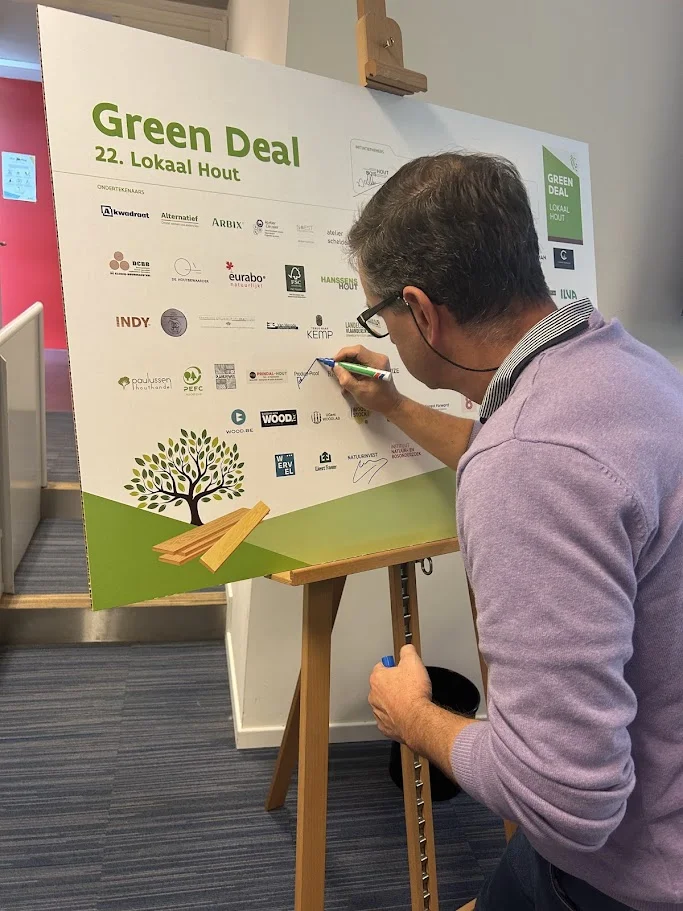 Green Deal Lokaal Hout partner - Circulaire economie en lokaal houtgebruik voor duurzame bouw